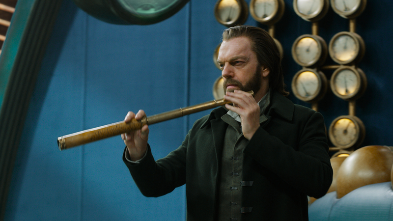 Thaddeus Valentine (Hugo Weaving) is looking for a reason to care.